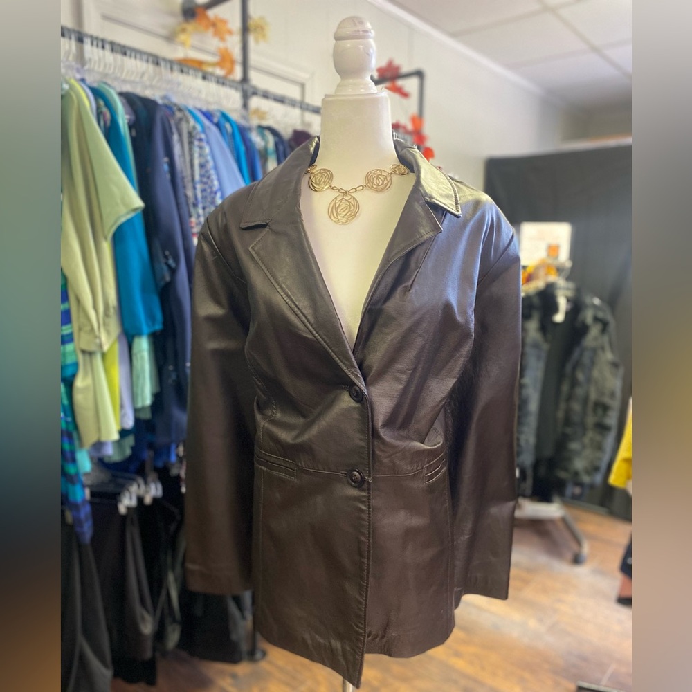 Women's Brown genuine Leather Jacket